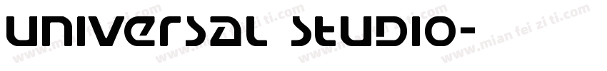 Universal Studio字体转换